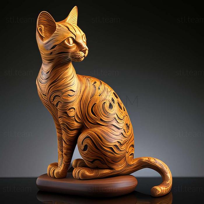 3D model California Spangled cat (STL)